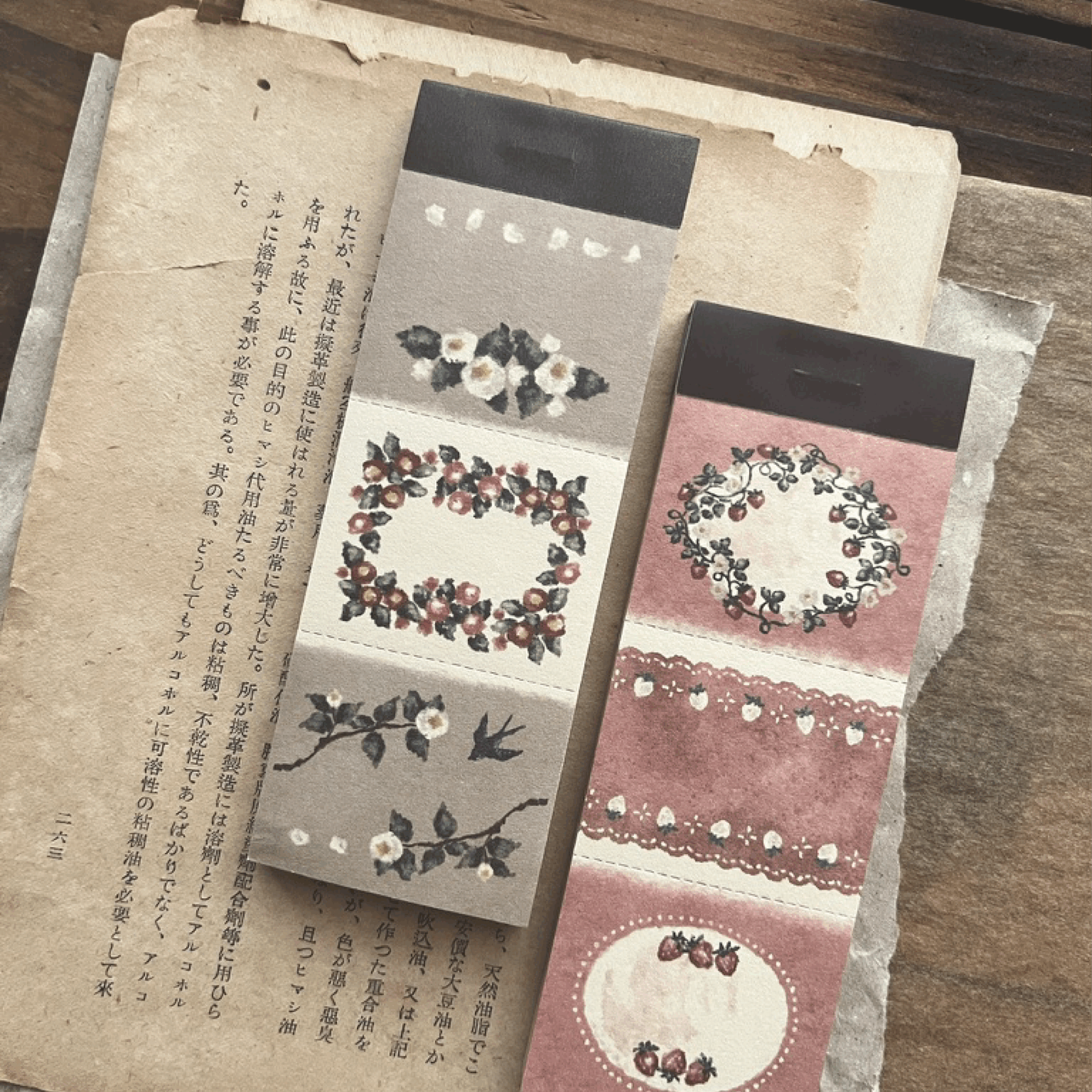「便箋パッド」メッセージを書くだけでなく、手帳のデコレーションにも使えるかわいいアイテムです。各ページにはミシン目が入っているので、必要な分だけ切り離して使えて便利です。