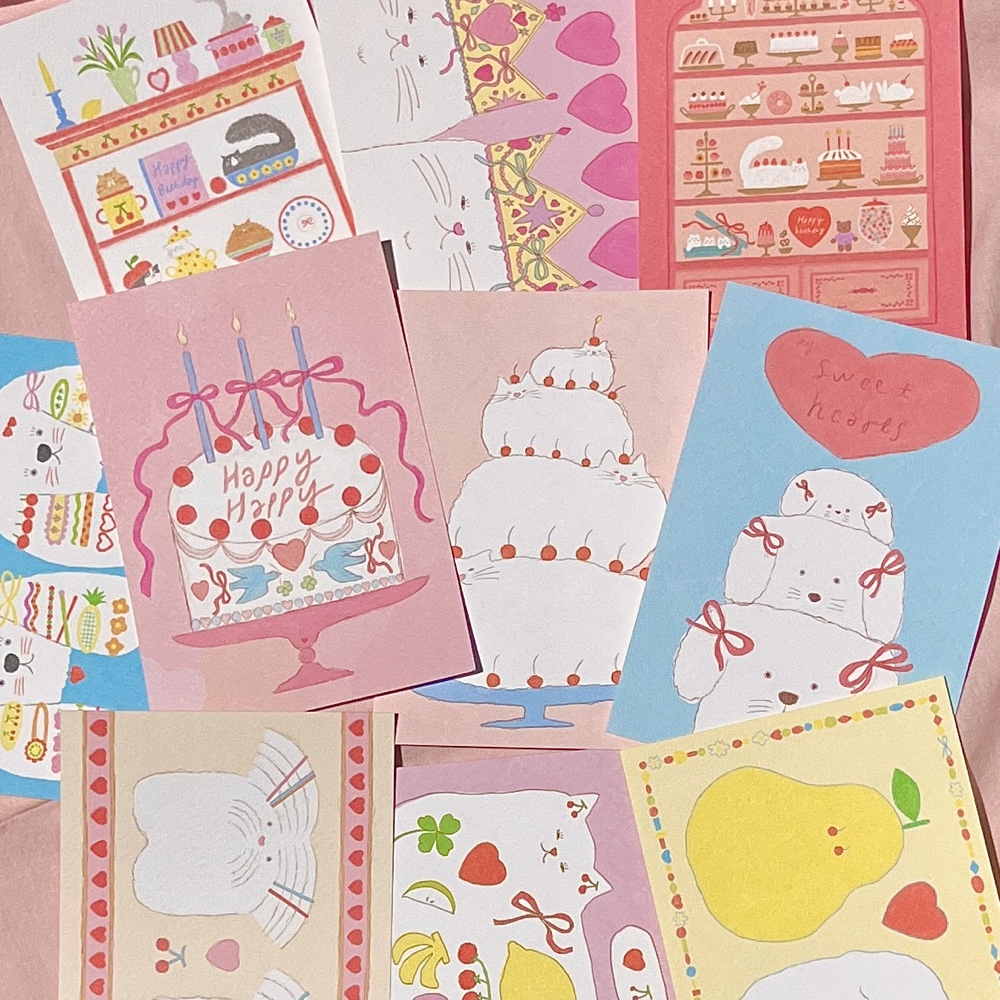 「Post card」普段伝えられなかったあたたかい気持ちを届けてみませんか？　かわいさは、おまけです！