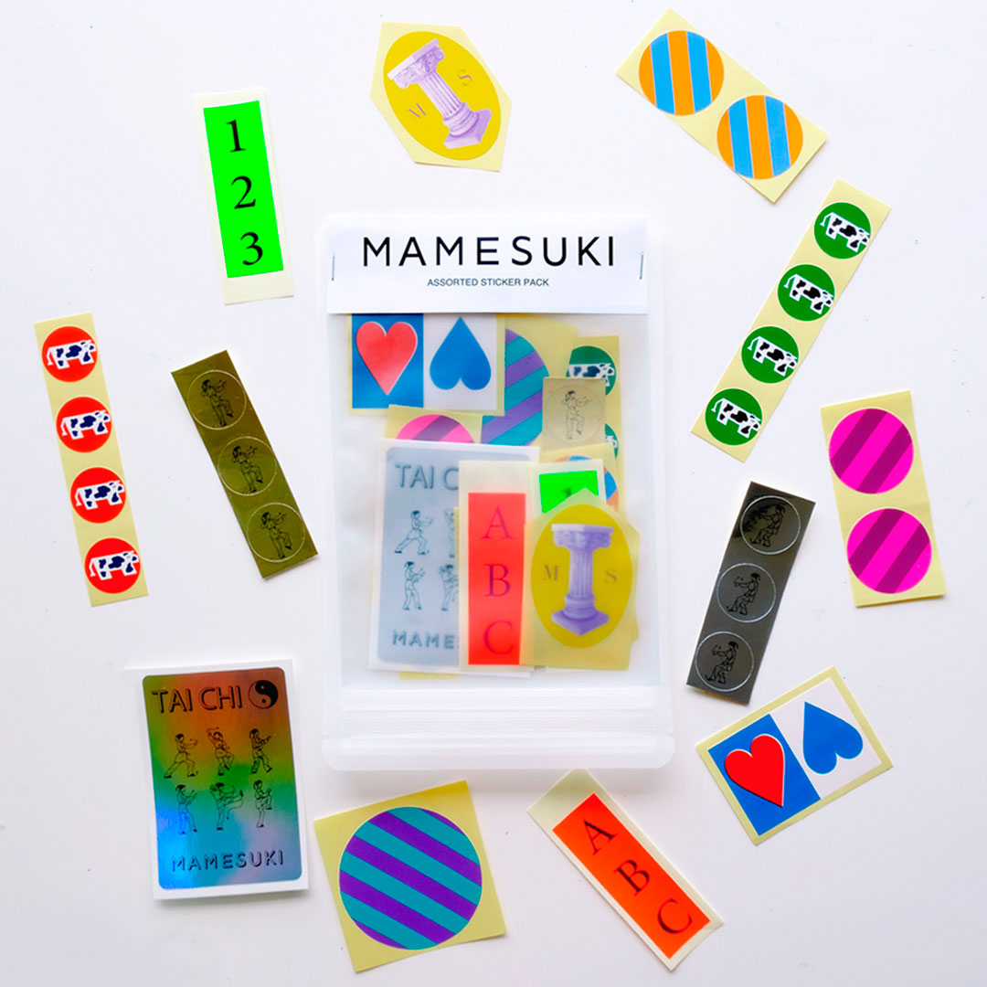 【数量限定】MAMESUKIの図案を13種詰め合わせたおすそわけシールセット。新作あります。